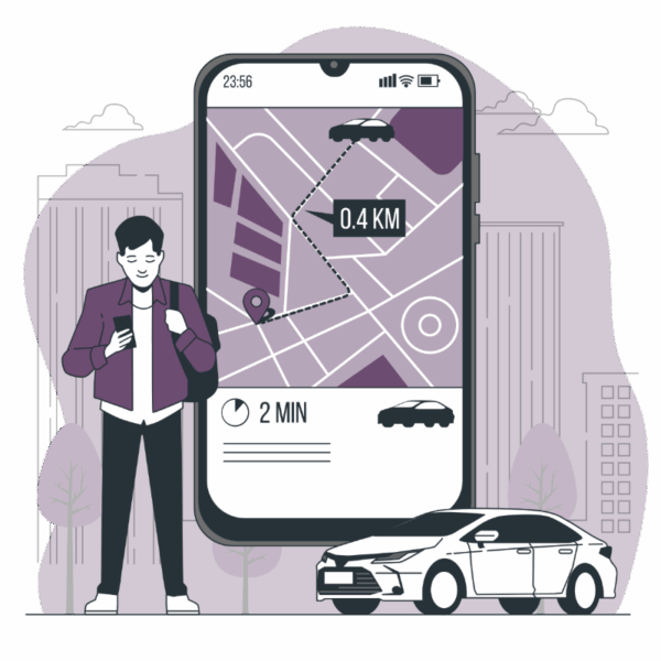 Way-Partner - Illustration - Order Ride - 2 - Purple