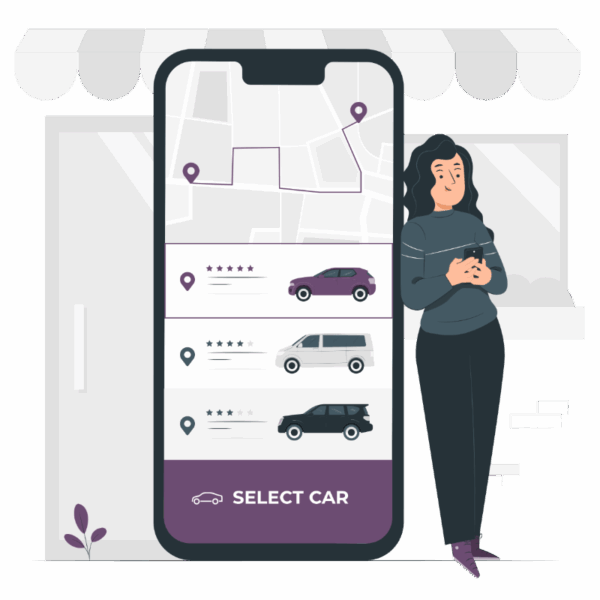 Way-Partner - Illustration - Order Ride - 3 - Purple